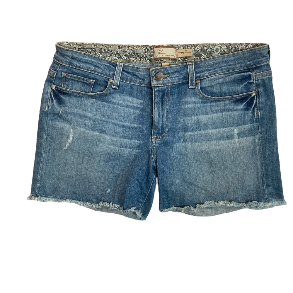 Paige denim “Jimmy Jimmy” shorts.